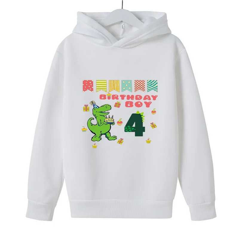 

Design Your OWN Name Girl Boy Cartoon Sweatshirt Custom Logo Birthday customized Hoodie Animals Tops Kids DIY dinosaur Hoodie