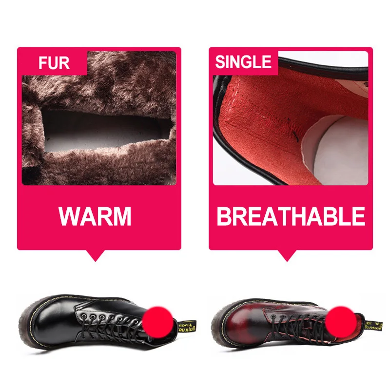 Женские мотоциклетные ботинки из натуральной кожи на платформе | Обувь