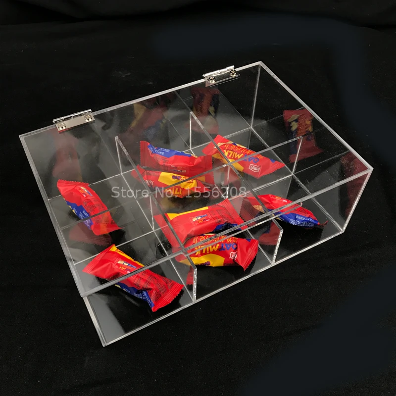 

Clear Acrylic Storage Household Storage Organizer Box For Candies,Socks ,Headdress,Jewelry, DIY Accessories Organization