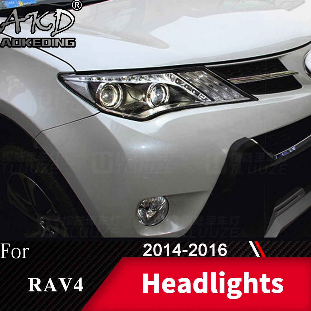 Фара для автомобиля Toyota RAV4- Rav4 головной светильник s противотуманный светильник s дневной ходовой светильник DRL H7 светодиодный Биксеноновая лампа автомобильные аксессуары