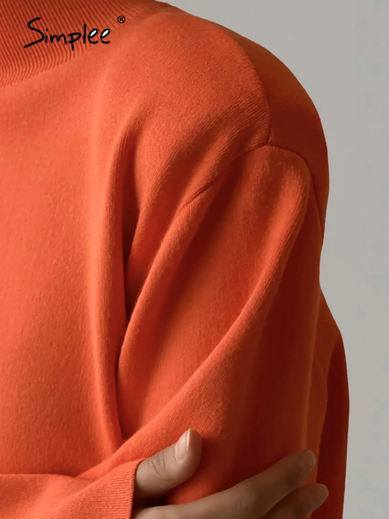 Женская водолазка с длинным рукавом Simplee зеленый свитер повседневный женский