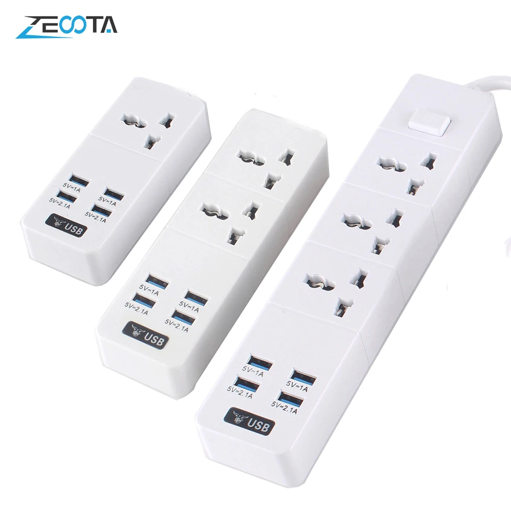 Европейская силовая лента с USB портативным удлинителем, США, Великобритании, европейская штепсельная вилка, кабель 1,5 м, сетевой адаптер для путешествий, зарядное устройство для смартфона