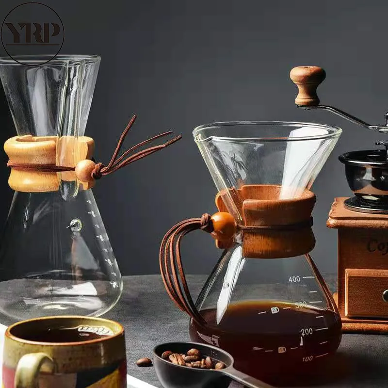 

cold brew coffee maker pot Barista Classic Glass kettle reusable espresso Percolator Pour Over Machine kitchen accessories tools