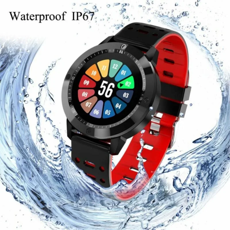 

CF58 Smart Watch IP67 Waterproof Activity Step Counter Tracker Heart Rate Monitor Sports Call Reminder Smart Wristwatch