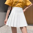 Мини-юбка женская Плиссированная, модная повседневная Милая юбка в Корейском стиле, весна-лето 2021