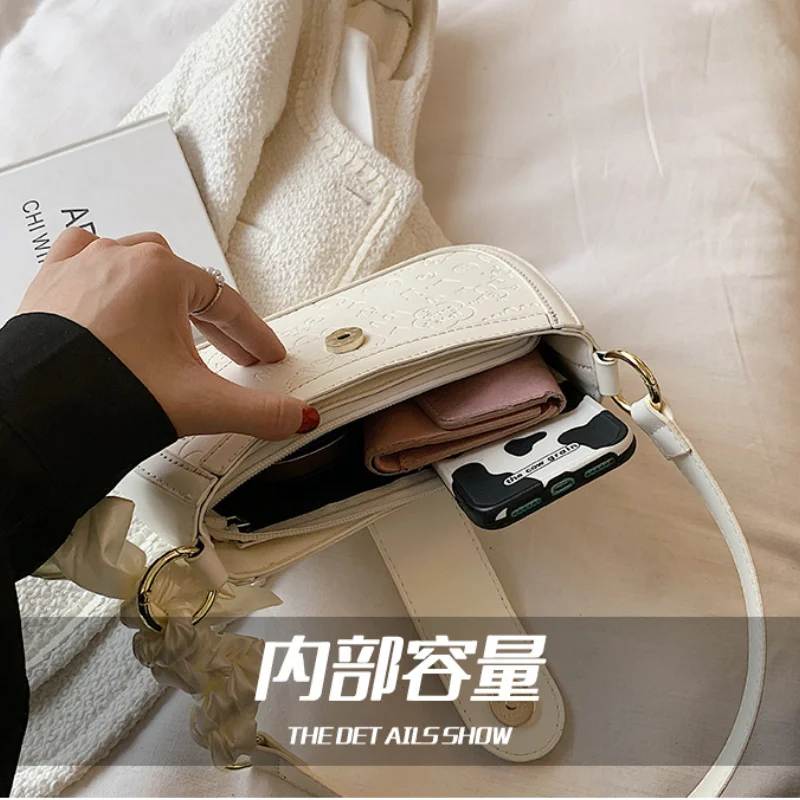 

Summer Popular Small Bags Female 2021 New Trendy Fashion Texture Underarm Bag Wild Shoulder Messenger Bag Crescent Bag