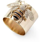 Новое поступление 2021, модные женские кольца, роскошные ювелирные изделия для вечевечерние НКИ в виде пчелы, гиперболы, обручальные кольца для пар, оптовая продажа