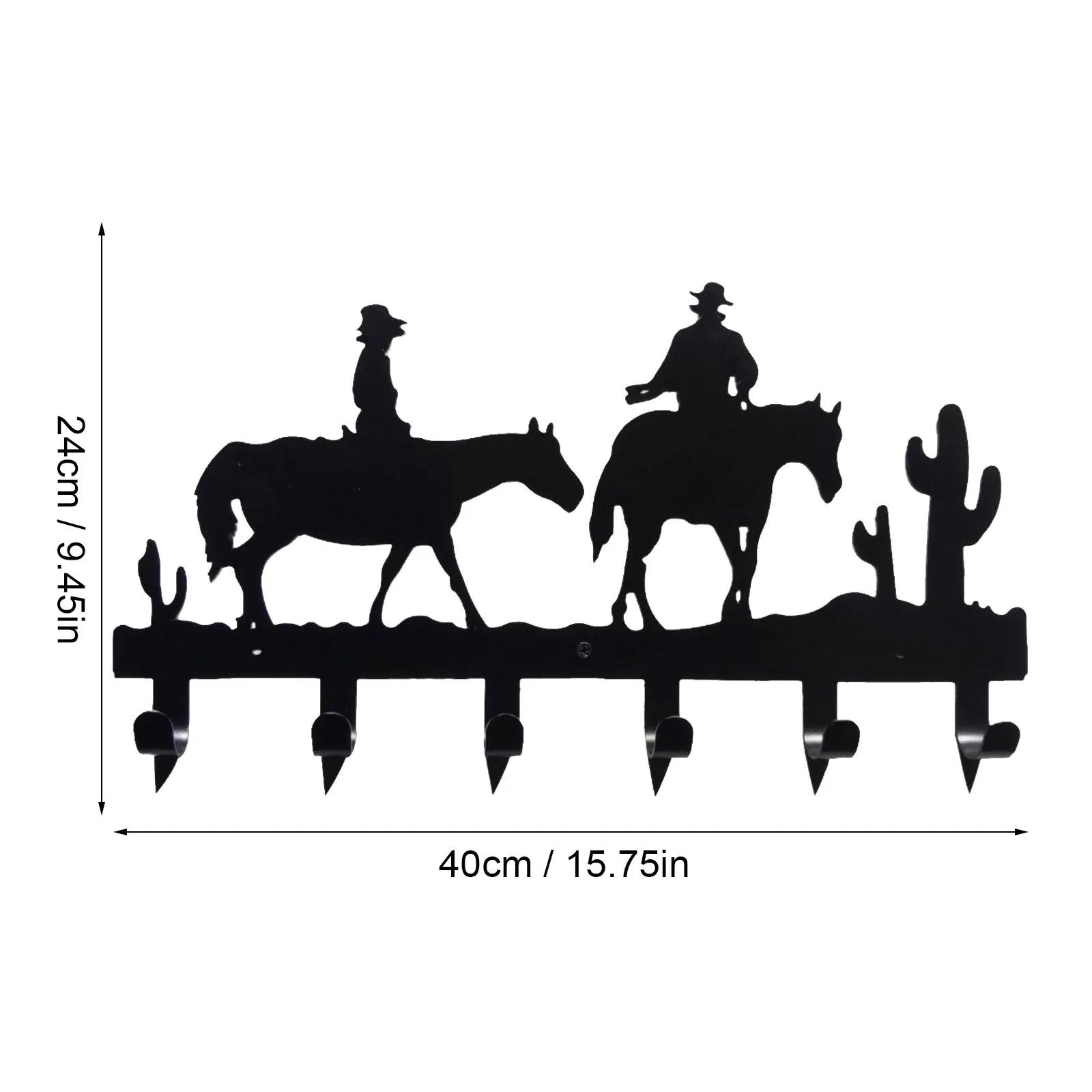 

Hot 6 Hook Warm Pattern Wall Mount Metal Key Holder Decorative Hanger Keys Hanger Home Decor Hooks Towel Racks Free Shipping