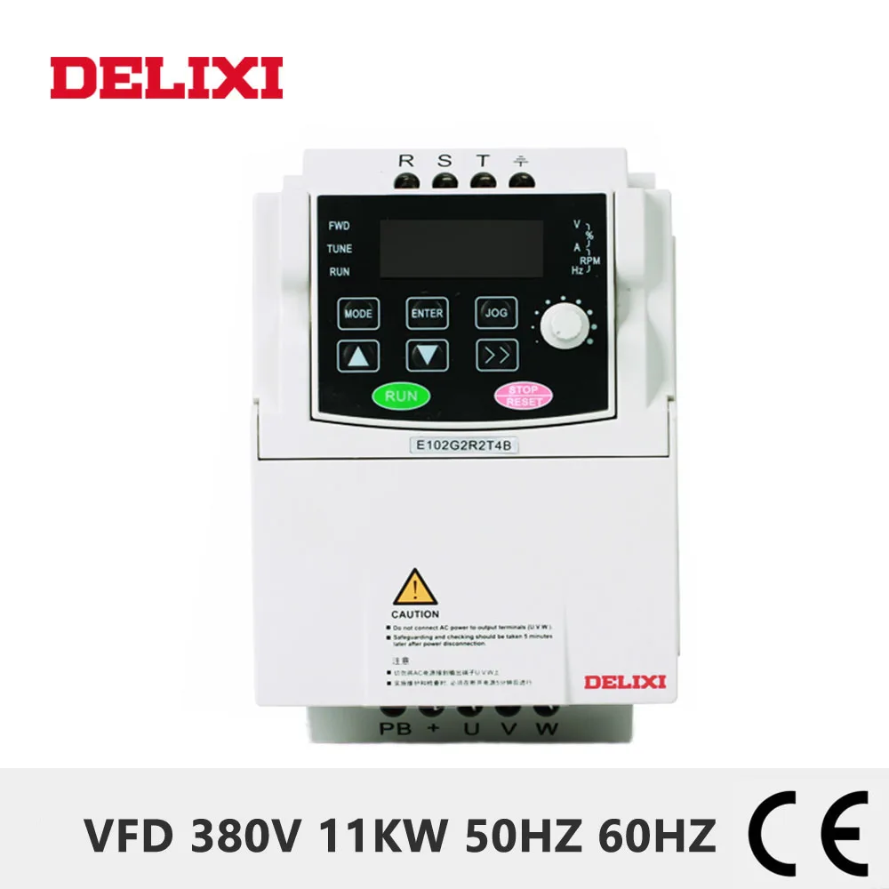 DELIXI VFD 11 кВт 380 В преобразователь частоты трехфазный выходной реактор постоянного