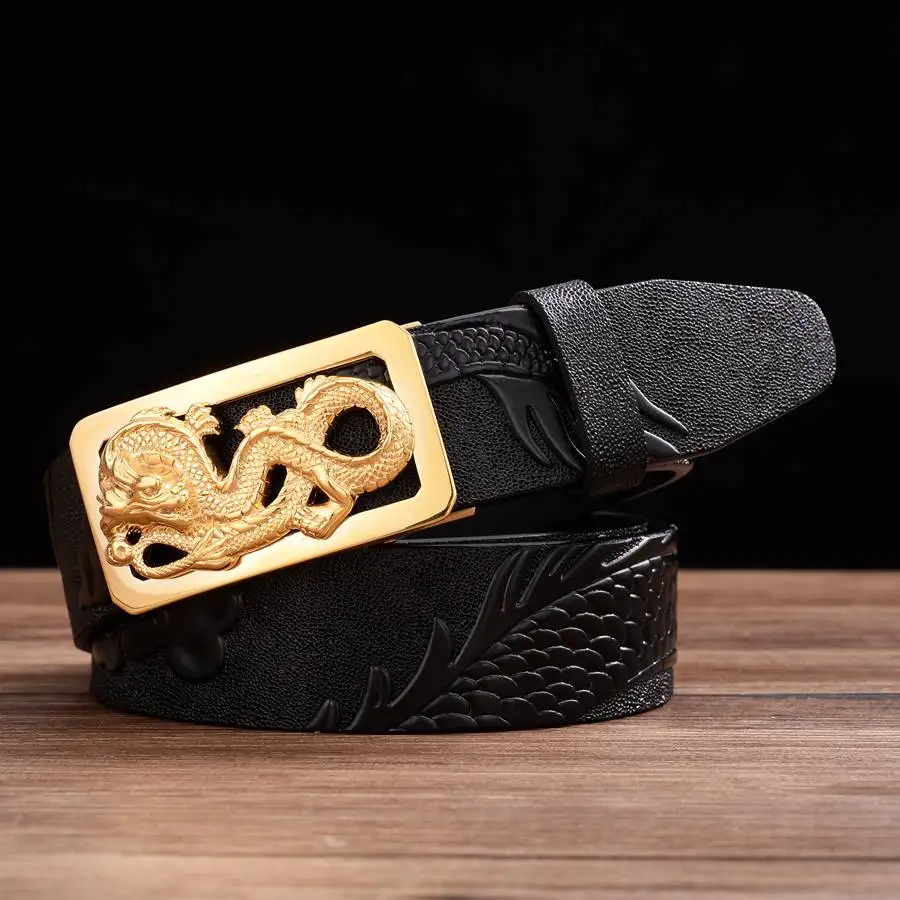 Ремень С Храповым Механизмом мужской пояс из натуральной кожи с автоматической