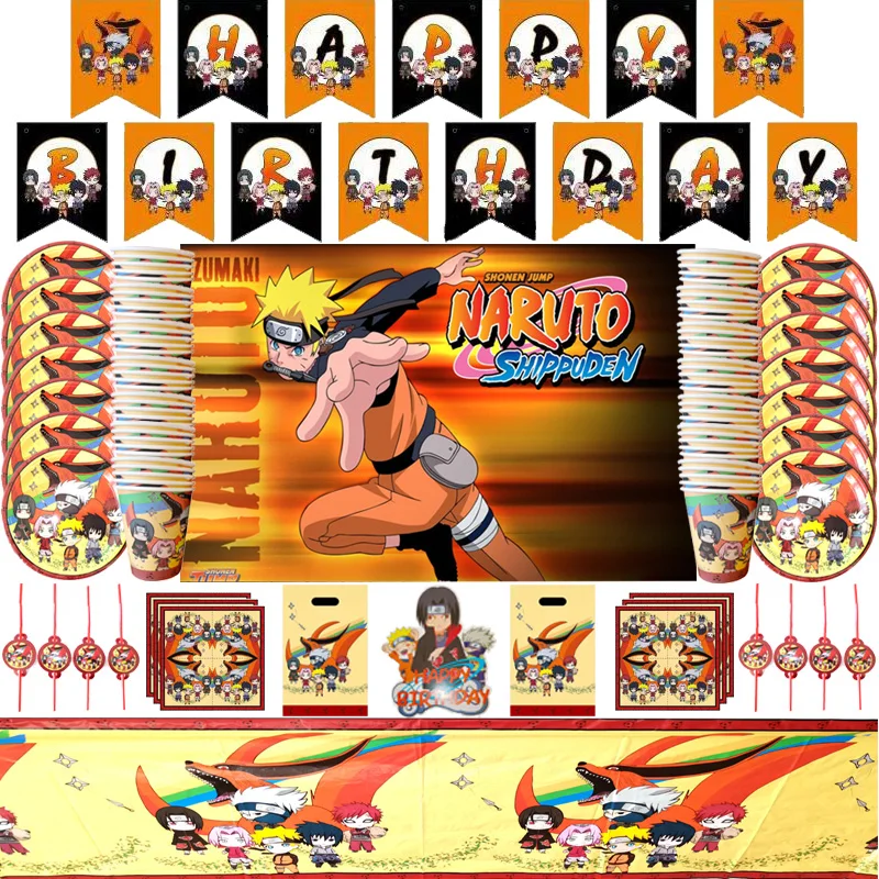 Японское аниме тематическое украшение для вечерние удзумаки Учиха Саске Хатаке