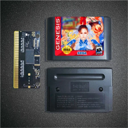 Уличная игра Fighter II Hyper Champion Edition 16 бит MD игровая карта для Sega Megadrive Genesis консоль