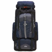 80l large outdoor backpack waterproof camping hiking backpack men women climbing travel bag lightweight luggage rucksack