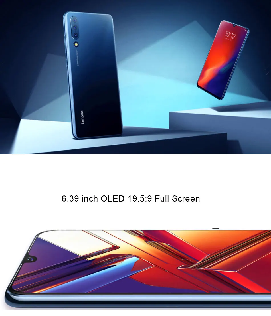 Мобильный телефон lenovo Z6, Восьмиядерный процессор Snapdragon 730, 4G LTE, 6 ГБ/8 ГБ ОЗУ, 64 ГБ, 128 Гб ПЗУ, 6,39 дюйма, 4000 мА/ч, 4 камеры, телефон