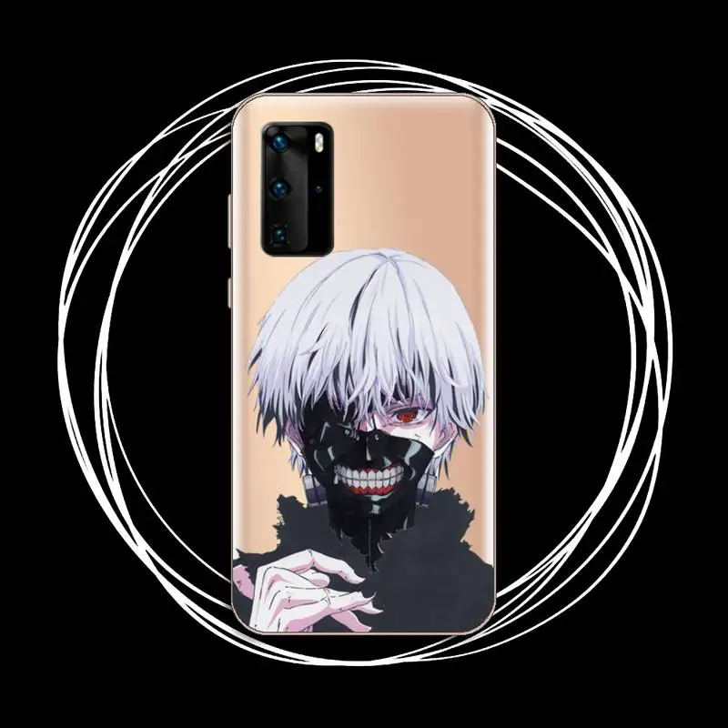 

tokyo ghoul Phone Case Transparent for Huawei P20 P30 P40 lite pro P smart 2019 honor 8x 10i