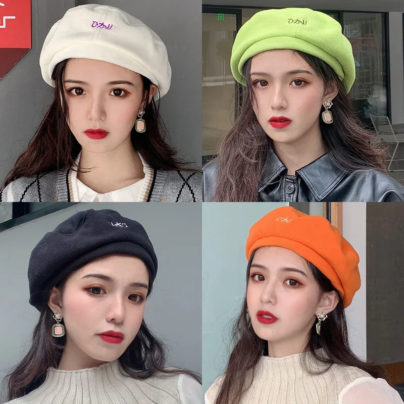 Новый берет художника для женщин в Корейском стиле на весну и осень модные