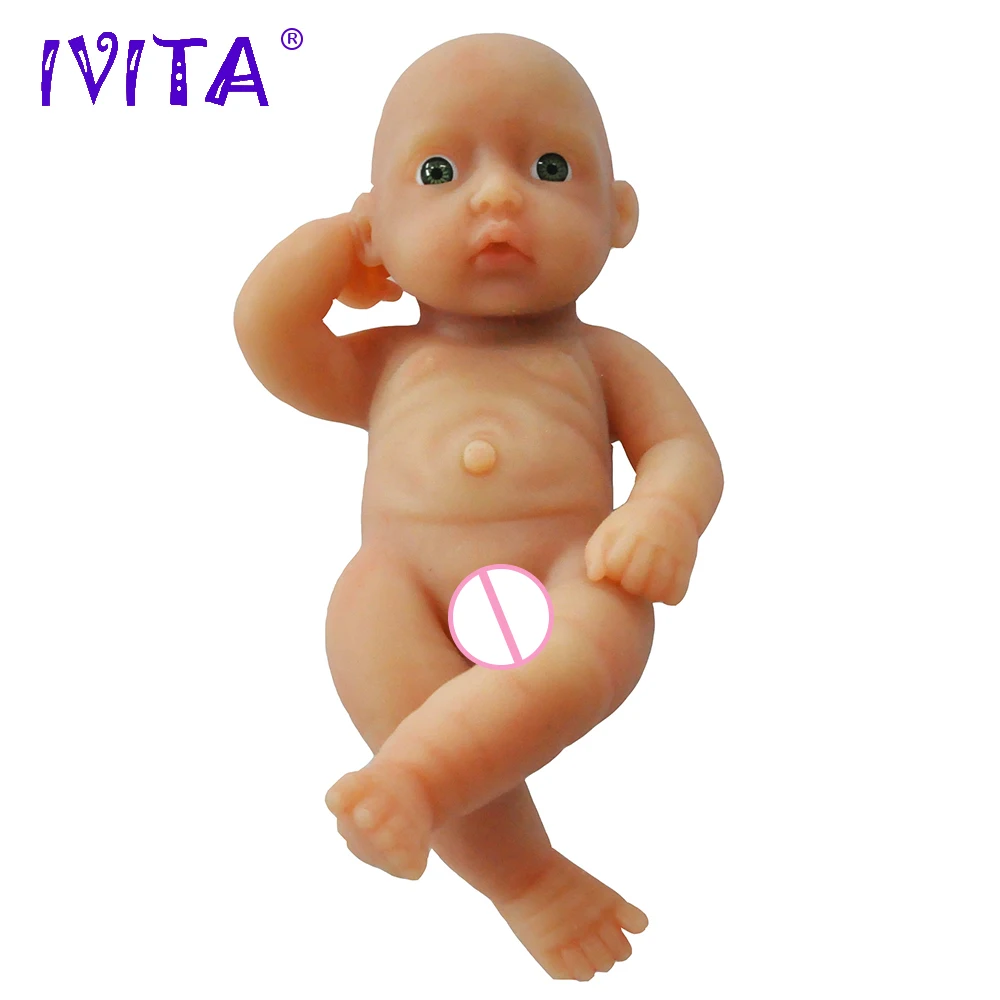 IVITA WG1504, 28 см, 0,85 кг, полностью силиконовые куклы для новорожденных девочек, куклы Boneca Juguetes Alive, игрушки для детей от 3-х лет, детей
