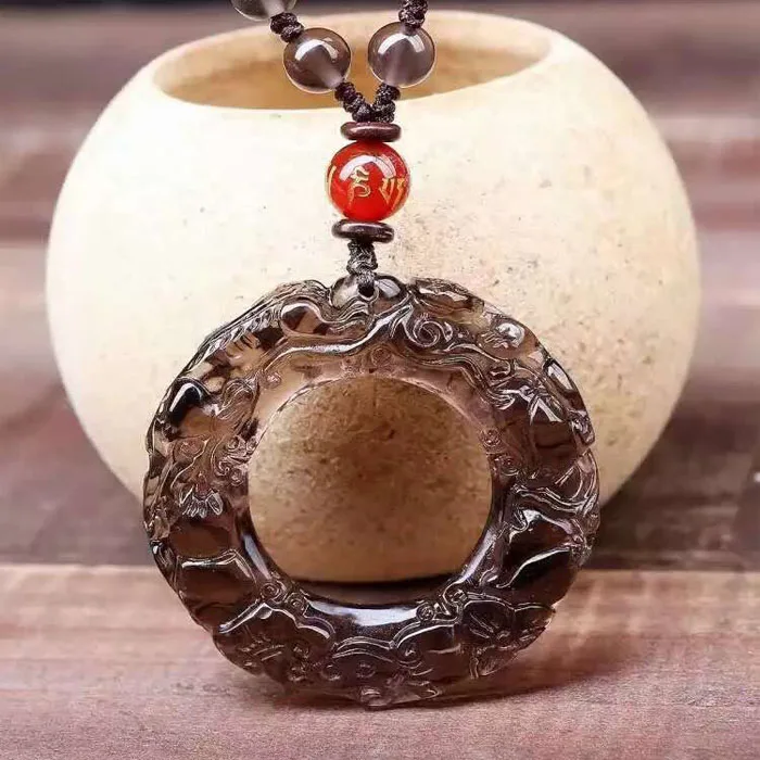 

Дропшиппинг ледяной дракон из обсидиана кулон ожерелье Счастливые Кулоны ожерелье кулон для женщин и мужчин нефритовые ювелирные изделия