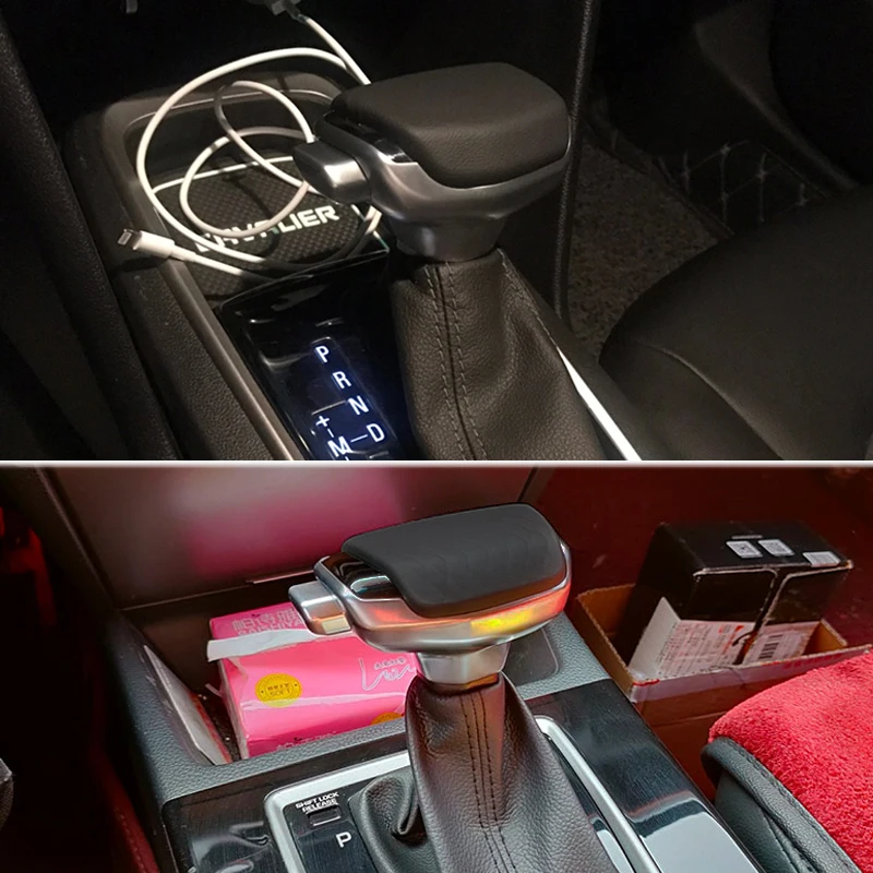 Кожаная сменная ручка переключения передач SPEEDWOW для Hyundai MISTRA IX35 IX25 Tucson KIA Sportage R K5 K4