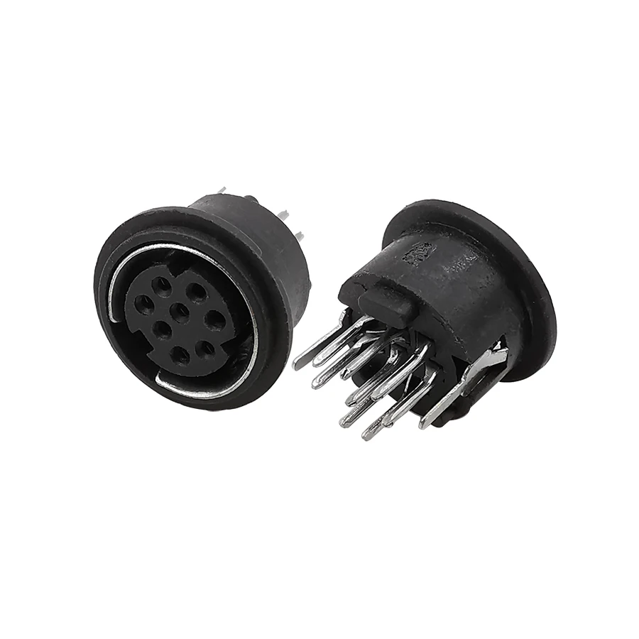 10 шт./лот PS2 8 Pin мини DIN розеточная часть соединителя 8Pin игольчатым подшипником