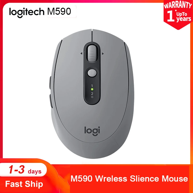 Logitech M590 Беспроводной отключить Bluetooth Мышь мышей 1000 Точек на дюйм нескольких
