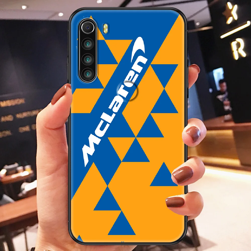 

Sports Mclarens Car Logo Phone case For Xiaomi Redmi Note 7 7A 8 8T 9 9A 9S K30 Pro Ultra black silicone cell cover pretty