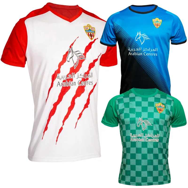 

Новинка 2021-22, Высококачественная Мужская футболка Almeria Home Away, футболка UD Almeria Sadiq Umar на заказ