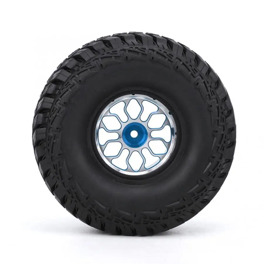 2Pcs 1.9in RC Tire Tyre Wheel Hub Rim Wheels Set Fit for 1/10 TRAXXAS HPI Crawler Truck Car Spare Parts Rubber Tires |