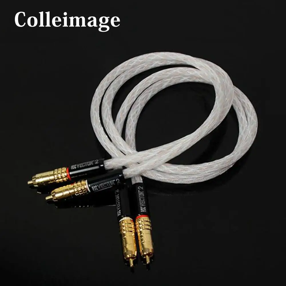 Colleimage TARA Labs RSC Vector 2 Hifi 2RCA Cable High Quality DVD Amplifier Multinedia Interconnection Rca Audio | Электроника