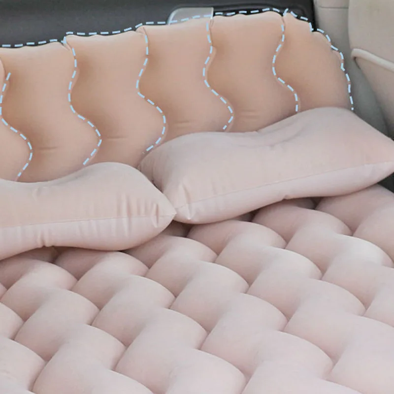 저렴한 내마모성 더블 접이식 침대 휴대용 게으른 풍선 소파 자동차 침대 두꺼운 다기능 야외 의자 가구