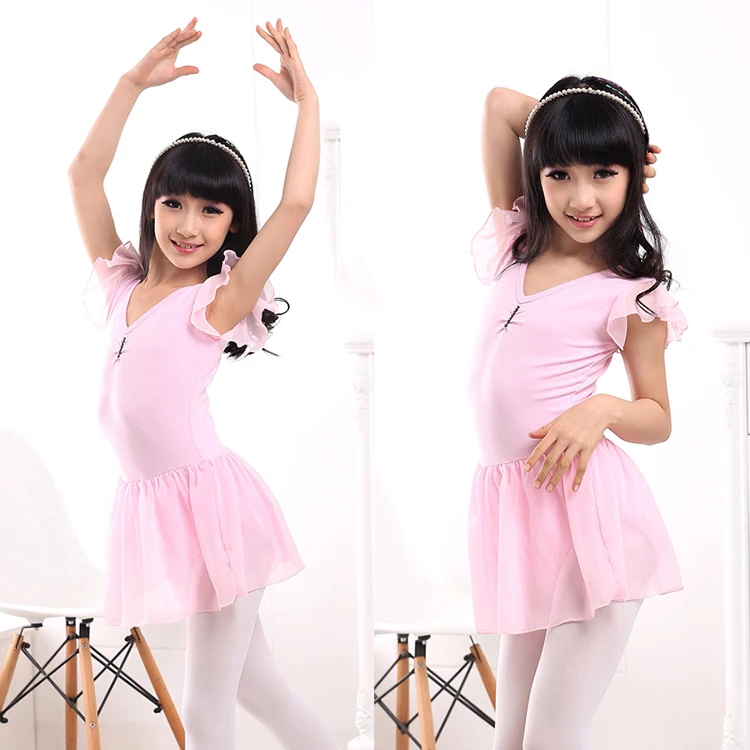 Балетное трико для девочек балетное гимнастическое платье-пачка Детские