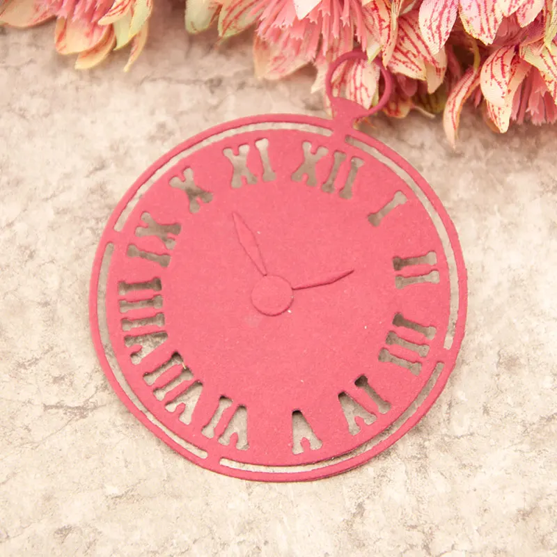 Die Cutting dies clock metal craft paper die Scrapbooking/DIY Embossing mould Easter New Year | Дом и сад