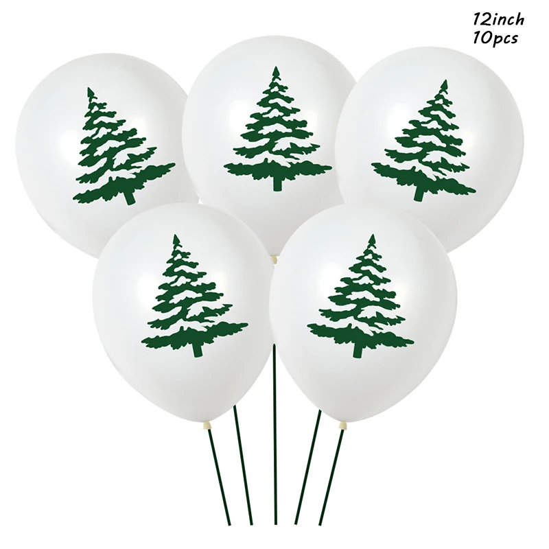 10 шт. латексные воздушные шары в виде Санта Клауса|Воздушные и аксессуары| |