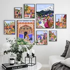 Женский постер Колумбия постеры путешествия печать тропические фрукты картина растительный Холст Живопись стены картины для гостиной Декор