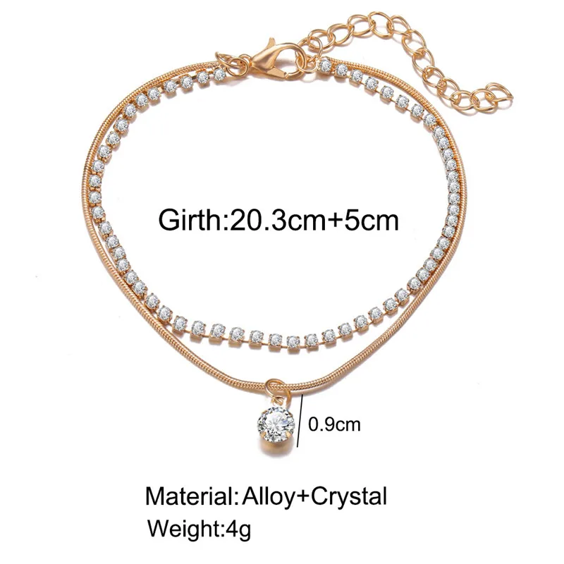 Женские богемные браслеты LETAPI с бусинами и кубическим цирконием браслет на