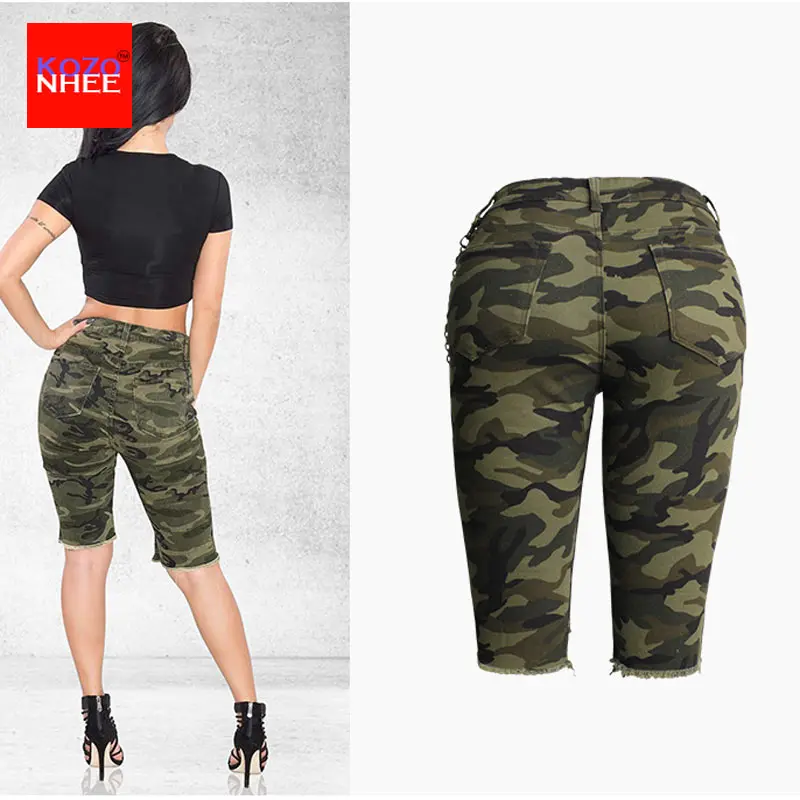 Узкие рваные джинсы с завышенной талией для женщин тонкие потертые