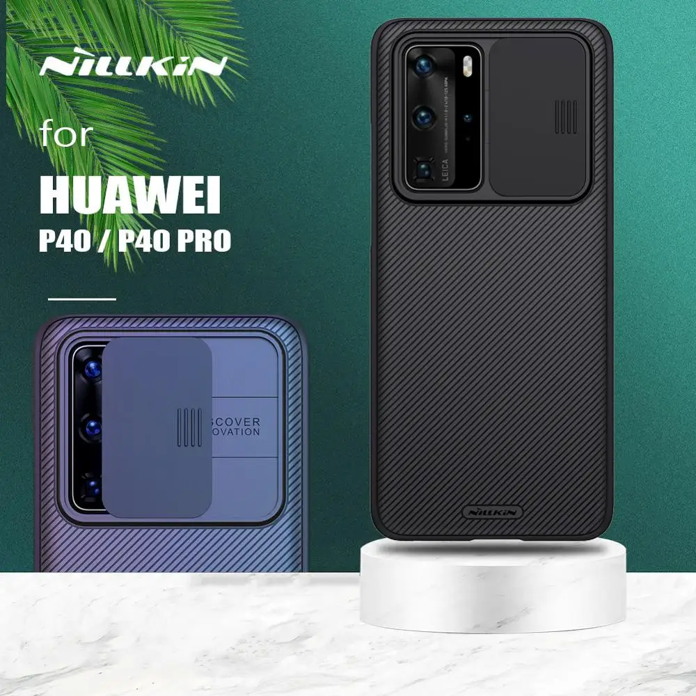 

Nillkin for Huawei P40 Pro Camshield Slide Camera Protection Phone Case Lens Protective Case for Huawei P40/P40 Pro Back Cover