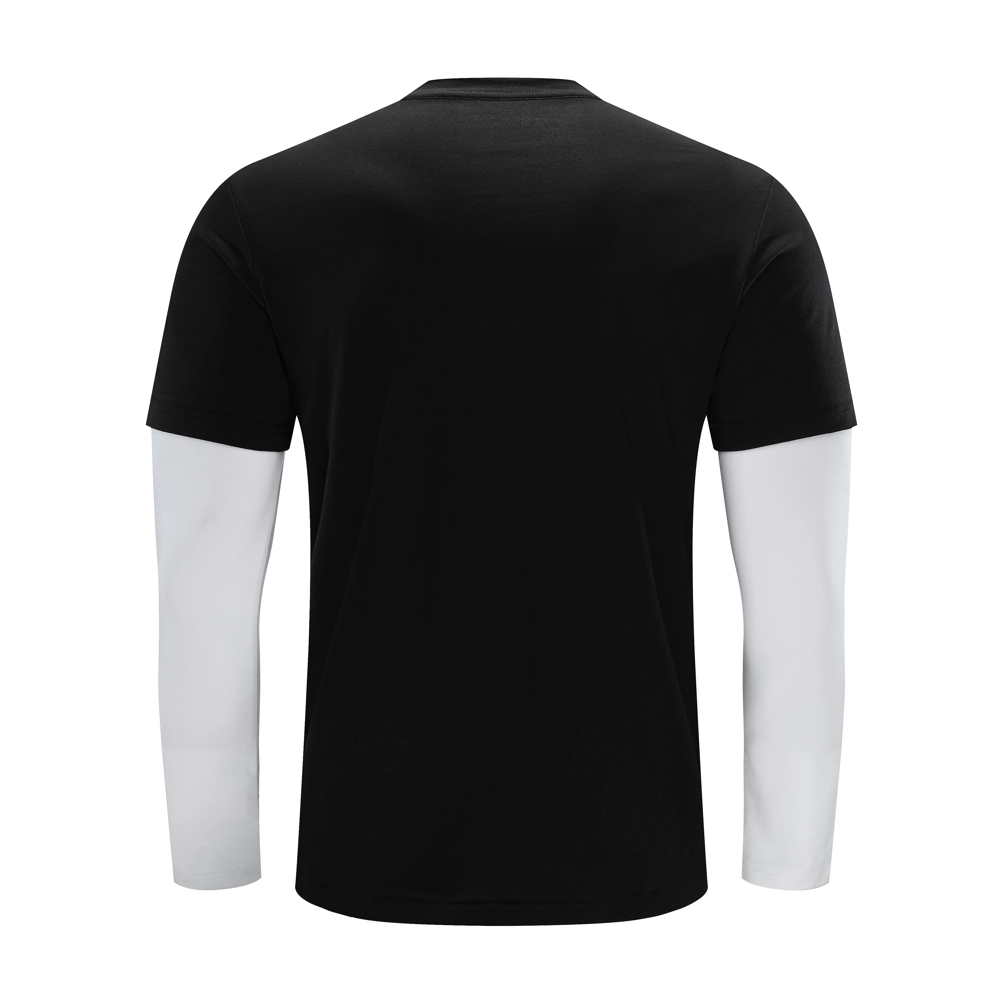 Мужская футболка с имитацией двух слоев KELME Весенняя модная Лоскутная