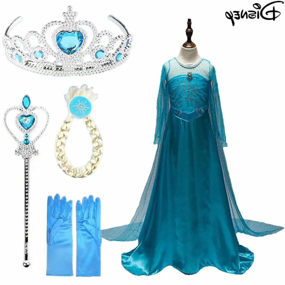 Платье Disney Холодное сердце платье Анны и Эльзы принцессы Софии для вечеринки