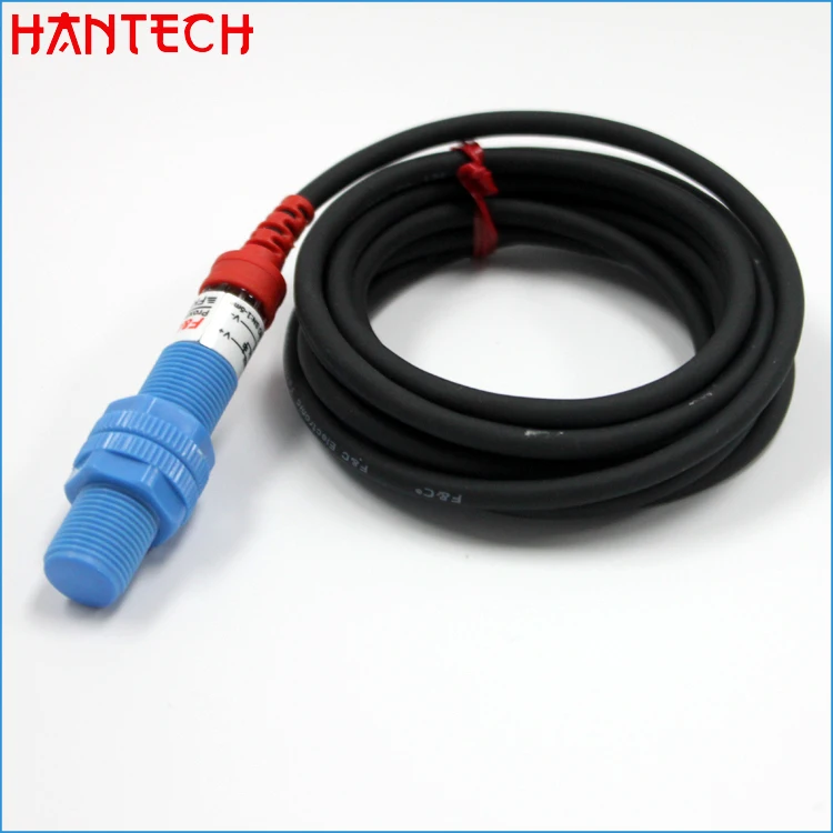 

Non-metal M12 Capacitive Sensor 5 Mm Sensing NPN 3 Wires Proximity Switch
