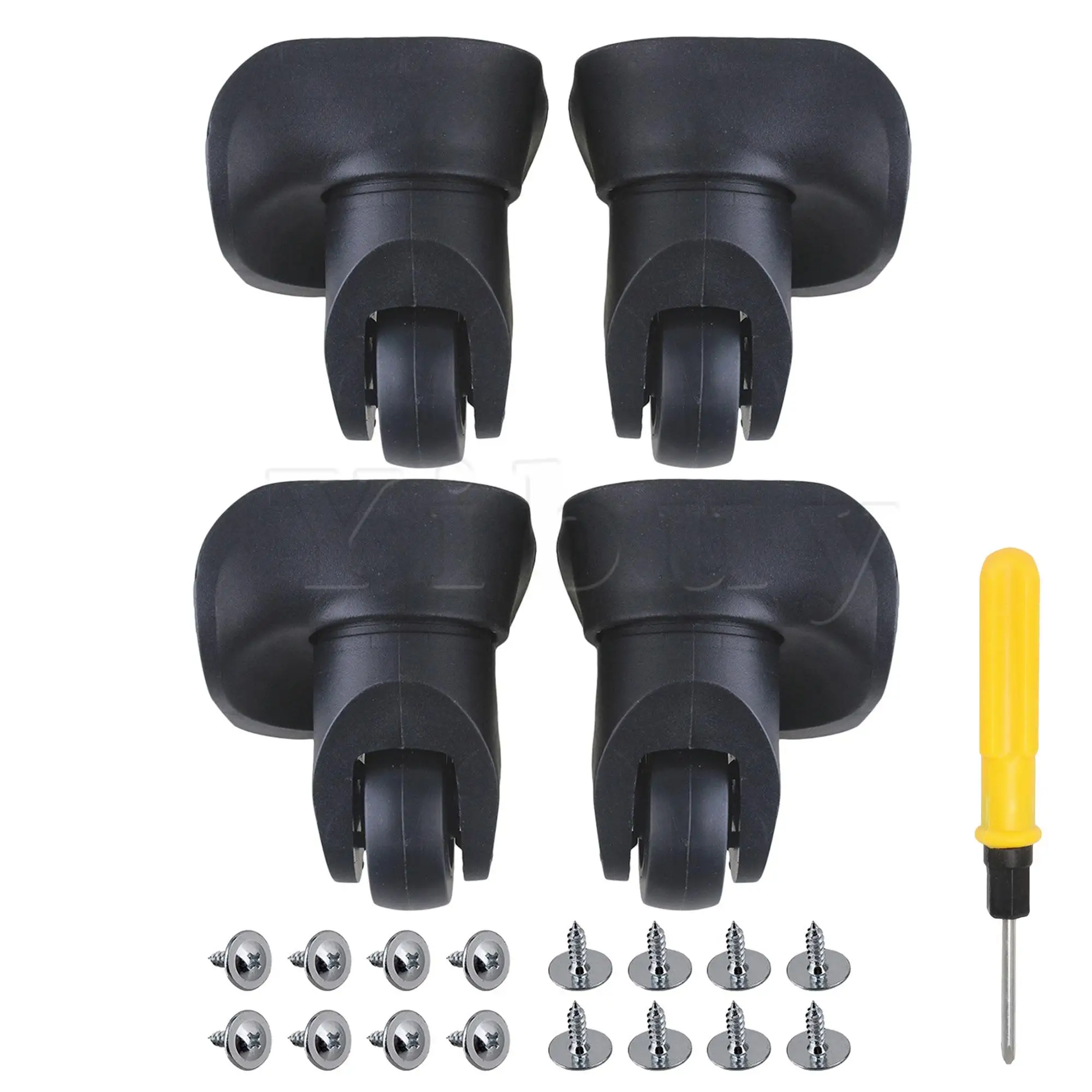 

4 x Small Left & Right DIY Luggage Swivel Wheels Accessories W041-2