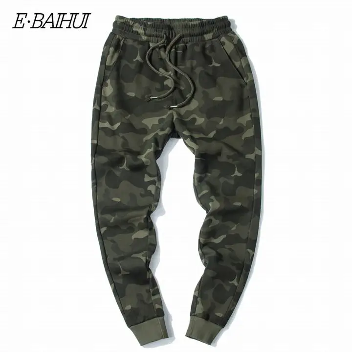 WK007 E-BAIHUI для мужчин s Jogger осенние узкие шаровары мужские камуфляжные военные штаны свободные удобные брюки карго камуфляжные джоггеры MJ002 - Цвет: WK007