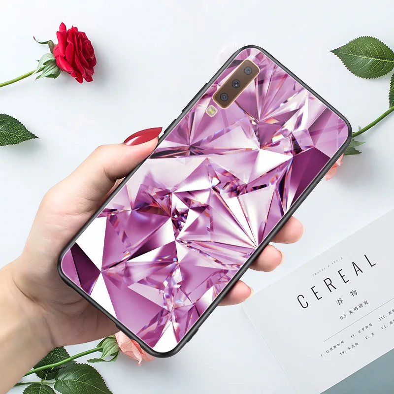 A7ZLF Чехол для samsung A70 чехол для Galaxy A10 A30 A20 A40 A6 A8 плюс A7 A9 A3 A5 крышка ПК+ ТПУ чехол для телефона для samsung A50 - Цвет: A7ZLF