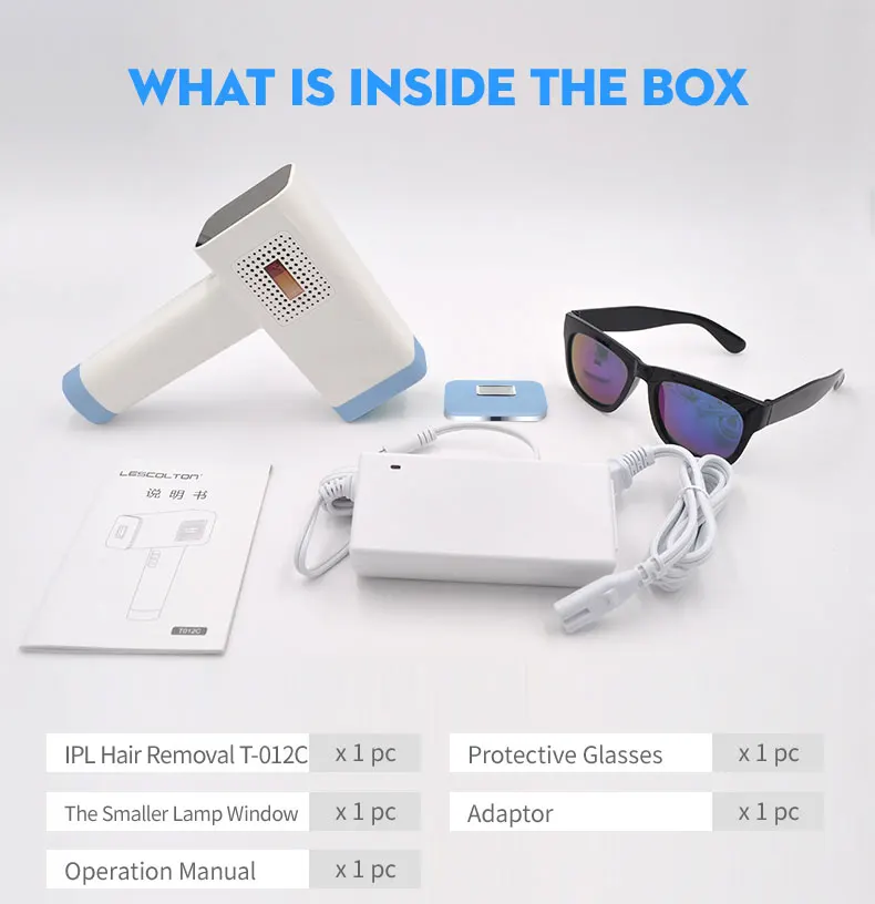 Lescolton новейший 4в1 IPL Удаление волос Cool T012C Эпилятор постоянный бикини триммер электрический depilador лазер