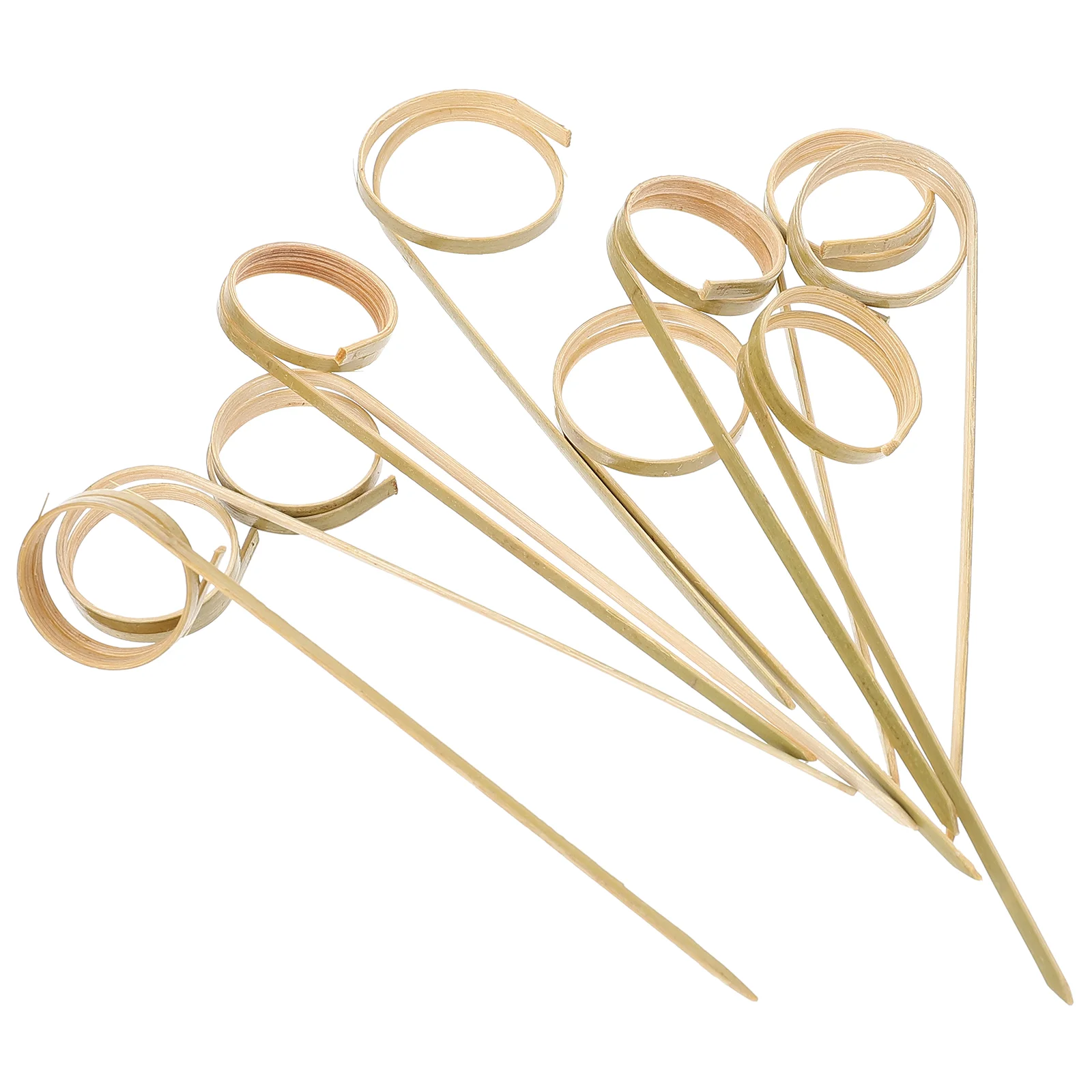 

100Pcs Portable Disposable Fruit Picks Restaurant Appetizer Picks Cocktail Drinks Picks