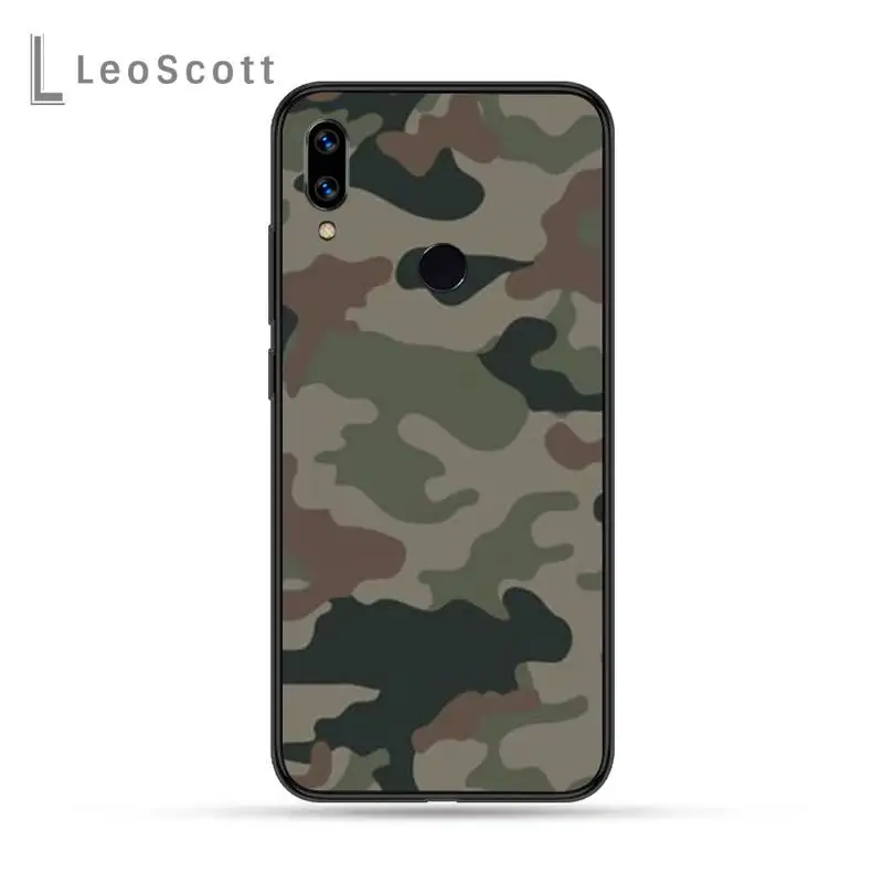 

Military Army Camo Camouflage Pattern Phone Cases For Xiaomi Redmi Note 4 4x 5 6 7 8 pro S2 PLUS 6A PRO