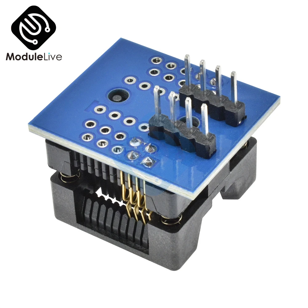 SOIC8 SOP8 К DIP8 адаптер программатора EZ гнездо модуля преобразователя 200mil 209mil Blue