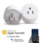 Новый Таймер Wi-Fi с американской вилкой, разъем 90-250 В, голосовое управление, приложение Dohome для автоматизации умного дома, работа с Siri Alexa Google Home