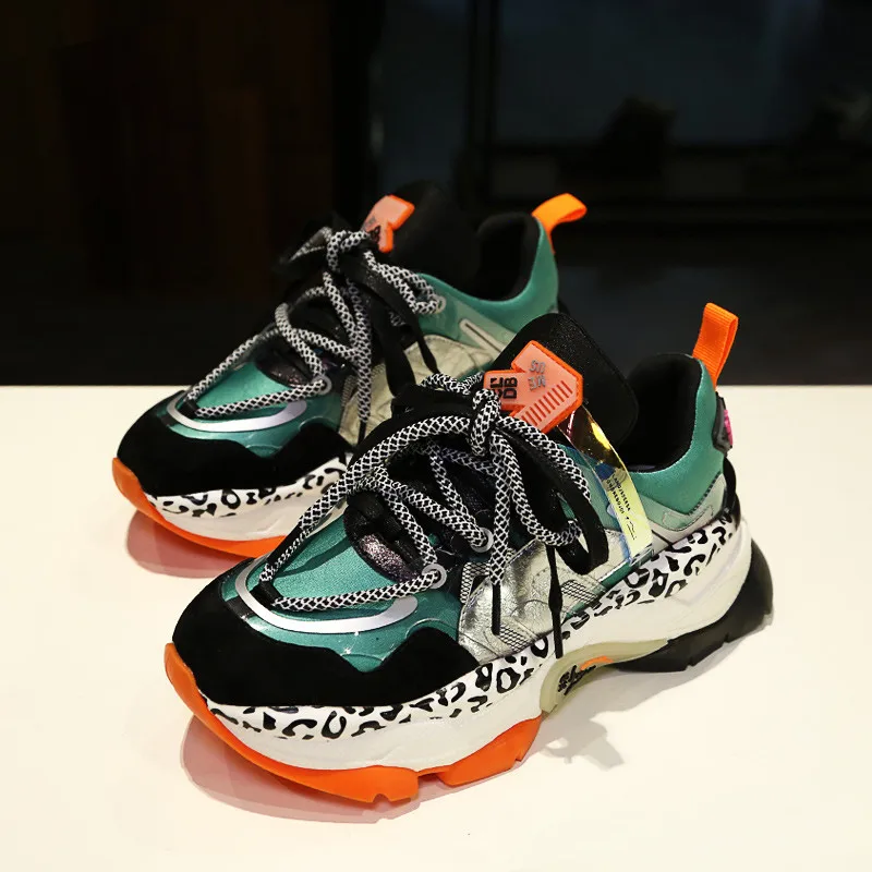 RASMEUP Разноцветные Женские массивные кроссовки 2019 модный бренд стильная