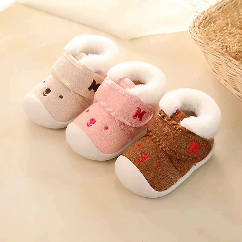 Новинка 2019 года зимние сапоги для маленьких девочек обувь новорожденного сезон